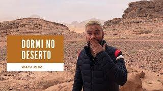 DORMI uma NOITE em WADI RUM, o INCRÍVEL DESERTO da JORDÂNIA