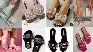 2025 tranding slippers in multi colour | beautiful toe ring women's footwear@Rizvishoes