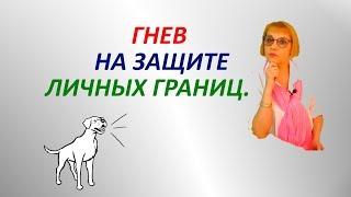 Гнев на защите личных границ.