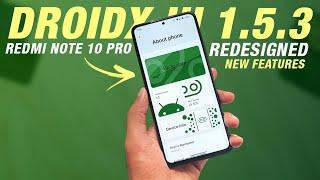 Droidx UI 1.5.3 Official | Redmi Note 10 Pro/Max | Android 13 | Redesigned About & New Features