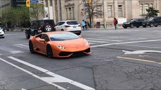 SUPER CAR SPOTTING IN TORONTO, CANADA (LAMBORGHINI + MCLAREN + FERARI + MORE)