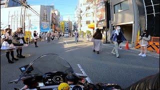 【Gopro HERO9】OSAKA City ride / DUCATI Panigale V4 / Japan Osaka Namba, Umeda