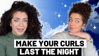 HOW TO SLEEP WITH CURLY HAIR | Protect & preserve your natural curls all week!