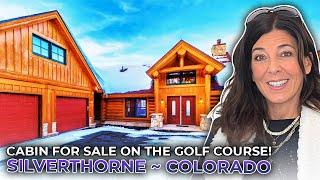 Stunning Custom Log Home In Silverthorne: 5 Bedroom Mountain Retreat | On the Raven Golf Course