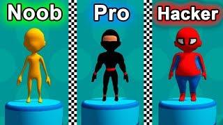 NOOB vs PRO vs HACKER - Fun Race 3D