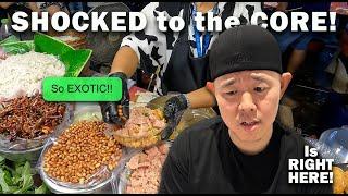 STRANGEST Street Food in Bangkok Thailand  FIRST TIME Eating THIS in Thailand!