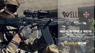 Well Pro WE09, WE09K and WE06 Full Metal Action Movie - Airsoft Replicas Presentation