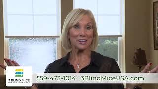 3 Blind Mice Window Coverings Fresno - 15% Off All Products + Free cordless Savings Event!