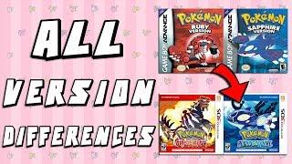 Pokemon Version Differences: Ruby & Sapphire vs Omega Ruby & Alpha Sapphire