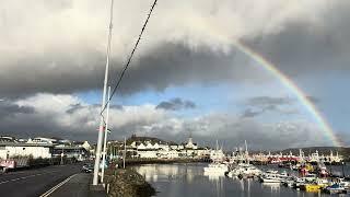 RAINBOW at KILLYBEGS HARBOUR in IRELAND 