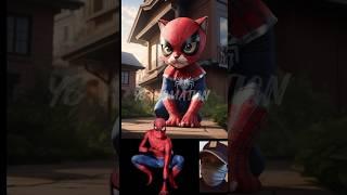 SUPERHEROES but BABY CATall character  #avengers #shorts #marvel #dc