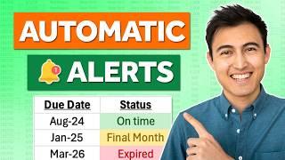 Set Up Automatic Deadline Alerts & Popups in Excel