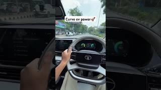 Tata curve Ev 0-100 #car #tatacurvv #tata