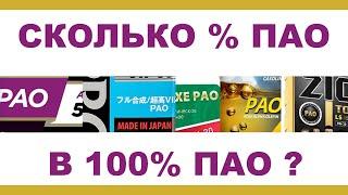 Сколько % ПАО в 100% ПАО?     +  Результаты Испытаний + График ИК Спектра по EAGLE 0w20 PAO 100