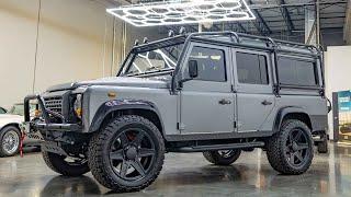 Fully RESTORED Land Rover DEFENDER 110 with LS3 Engine | ECD Automotive Design