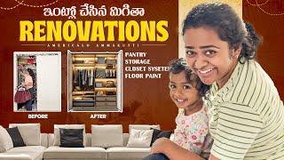 మెం చూపించిన మిగితా Renovations and DIYs!! Kitchen, Pantry, Storage under stairs, closet system