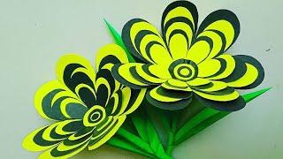Paper flower making Ideas| Home Decorating Flowers| 3D Flowers| DIY Flowers| #paperflower