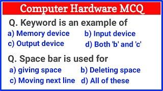 Top Computer Hardware MCQs for Competitive Exams