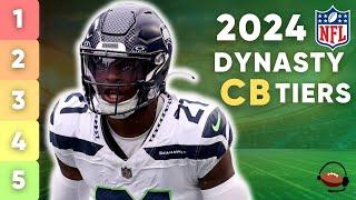 UPDATED Top 24 Dynasty CB Rankings with Tiers | IDP Fantasy Football 2024