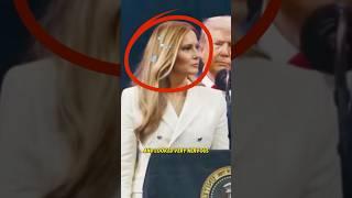Why did Trump let Melania stand in front of him?#shorts #shortvideo #celebrity #trump #melaniatrump