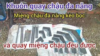 khuôn quay chậu đa năng giá rẻ. quay chậu xi măng từ 30 đến 2m . cực kỳ chất lượng