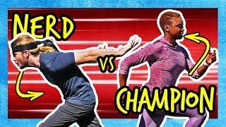 Is Naruto Running FASTER? (vs. Gold Medalist Sprinter!)