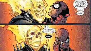 Ghost Rider Looked Into Spiderman's Soul & Got Traumatized