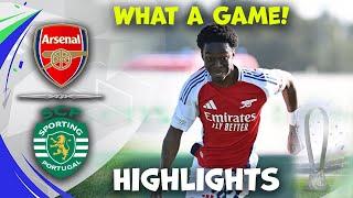 Arsenal u19 vs Sporting u19 | UEFA Youth League | Highlights 26-11-2024