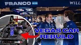 OVERNIGHT REBUILD FOR WILLIAMS MECHANICS | Williams Racing