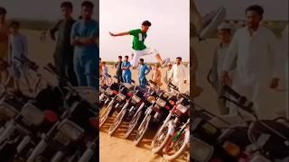 My most viral video jump 11 Bikes #asifmagsi #heropakistani #shorts #shortvideo #short