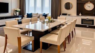 100 Stylish Modern Dining Room Design Ideas 2025 | New Wooden Dining Tables & Home Interior Trends