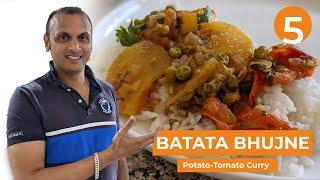 Learn to Cook-Basics #5 Potato & Tomato Curry|Batata Bhujna Recipe|Pathare Prabhu Style Potato Curry