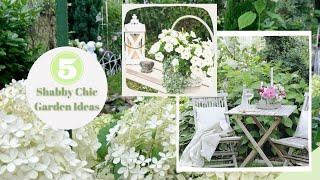 Shabby chic garden decor ideas