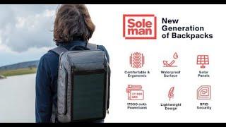 Soleman: Smart Designed and Hi-tech Backpack | Indiegogo