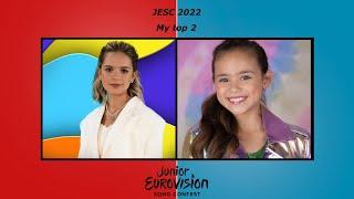 My top 2 | Junior Eurovision 2022