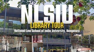 NLSIU Bengaluru Library Tour | Cinematic Campus Tour Part 2 | Best Law College in India