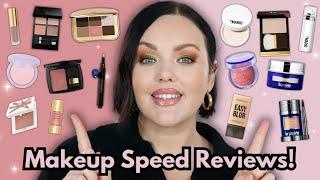 My Thoughts On A Lot of New Luxury Makeup | Makeup Speed Reviews!