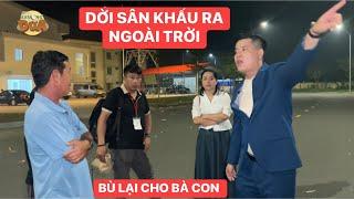 Ngôi Sao Miệt Vườn Trảng Bàng 23/11 chưa trọn vẹn, Khương Dừa quyết định dời sân khấu ra ngoài trời…