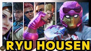 Tekken 8 RANKED MATCH: EPIC SHOWDOWN! [Ryu Housen(Top-tier PAUL)] vs. 5 Fierce Fighters | 4K