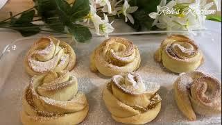 Nutella Flower Cookies Recipe  | Apple Jam Cookies | کلچه نوتیلا به شکل گل | کلچه مربا سیب | افغانی