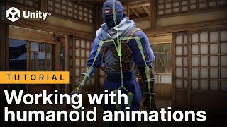 How to work with humanoid animations in Unity