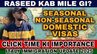 Italy Immigration new update 2025|Italy Domestic work visa|Italy visa new update