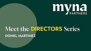 Meet the Directors Series - Donel Martinez