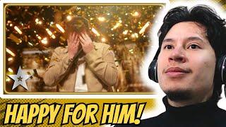 ARTIST REACTS! | Vinnie McKee gets Simon Cowell's GOLDEN BUZZER | Auditions | BGT 2025