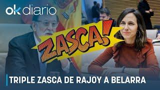 Triple zasca de Rajoy a Belarra: «Nunca espiaría a Podemos, no me parecen importantes para mi vida»