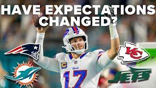 Have expectations for the Buffalo Bills changed in 2024?