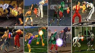 Tekken 3 - All Players All 10 Hit Combo Gameplay 4K 60FPS