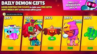 DAILY DEMON FREE GIFTS!  NEW BRAWLER JUJU - Brawl Stars Box Opening