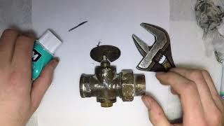 How to Fix Gas Leaks on old Gas Cocks. Gas Leak Repair. Heatinggeek.