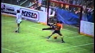 Jorgen Kristensen vs Shep Messing. Wichita wings vs New York Arrows March 27, 1983.